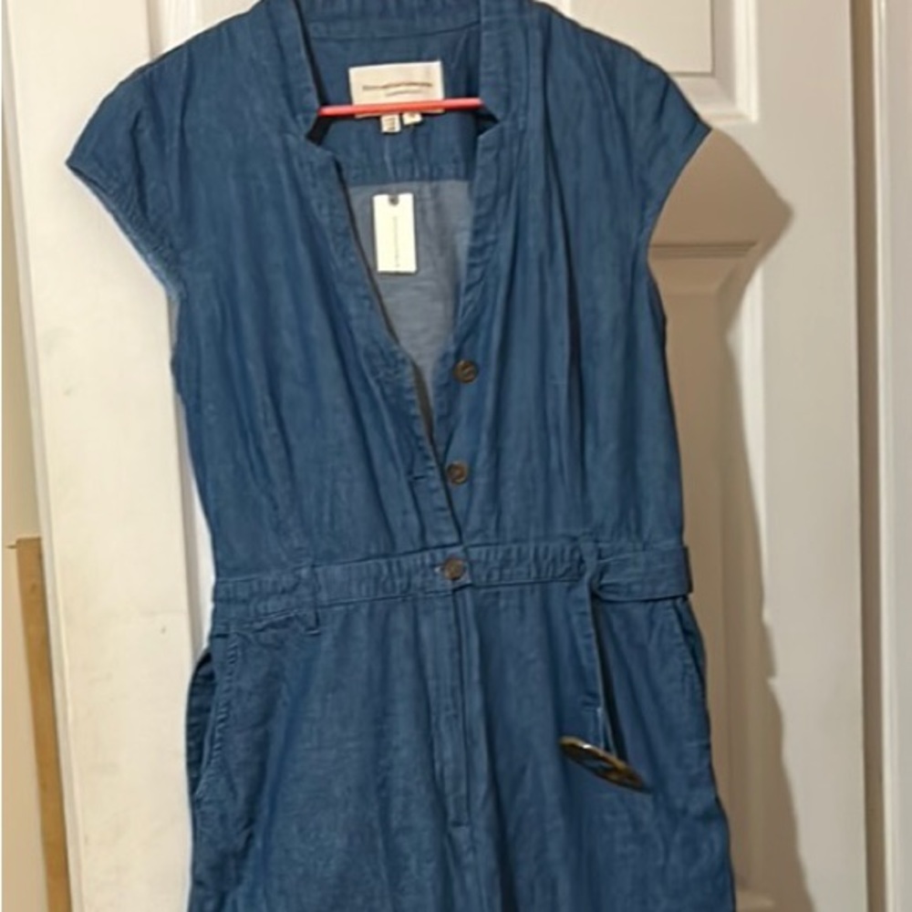 Anthropologie Pilcro Denim Jumpsuit. New with tags. Never worn  midi crop
